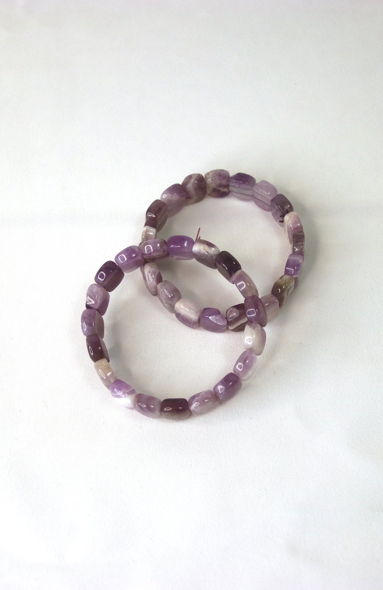 Amethyst Squared Oval Bracelet
